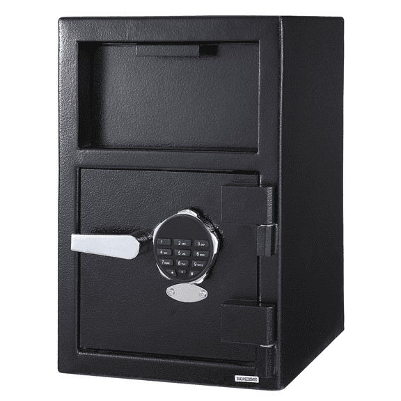Seetaras Depository Safe DS 68 Digital Depository Safe Box,Electronic Steel Safe with Keypad,Locking Drop Box with Slot,Metal Lock Box with 2 Emergency Keys