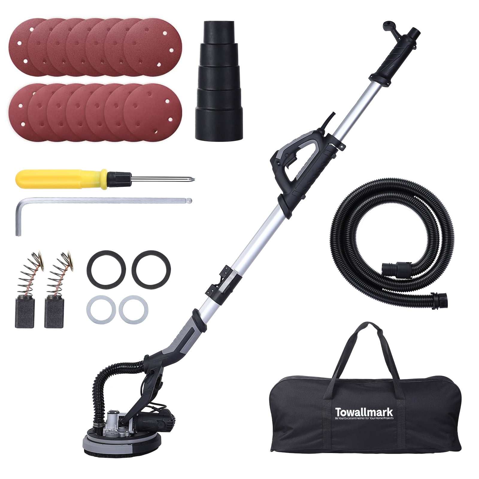 Seetaras Drywall Sander with LED Light,750W Electric Drywall Sander 7