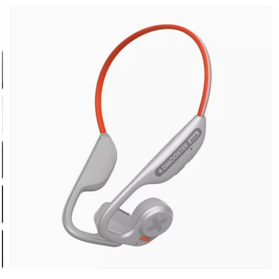 Seetoy Bone Conduction Headphones Premium Open-Ear Wireless Bluetooth Sport Headphones with Microphones, Sweatproof Waterproof for Running, Gym, Hiking, Cycling, Silver