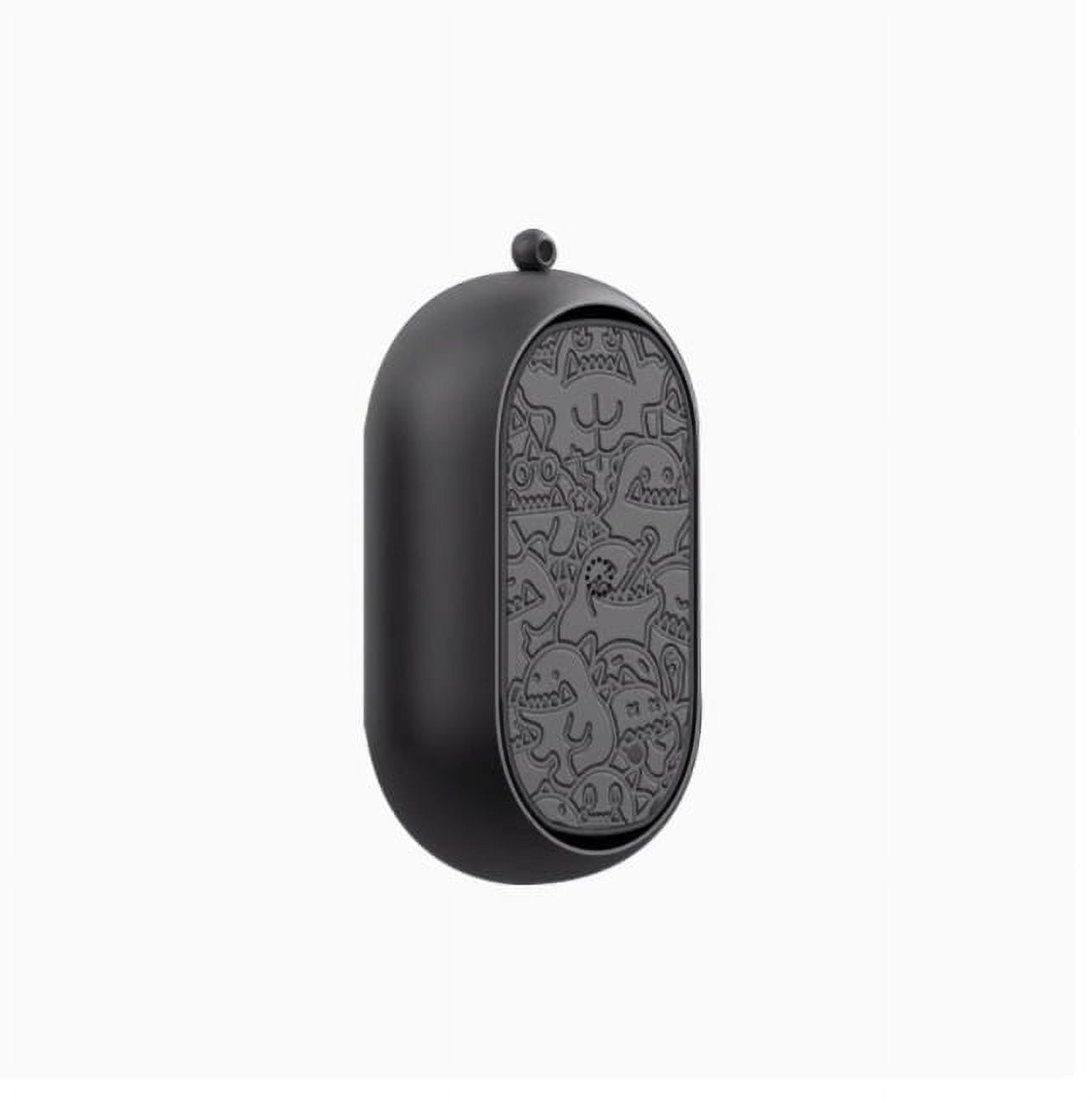 Seetoy Wireless Earbuds with Wearing Decoration Function, Bluetooth 5.2 Running IPX5 Waterproof Earphones, Aluminium Alloy Body Stylish Design, Black