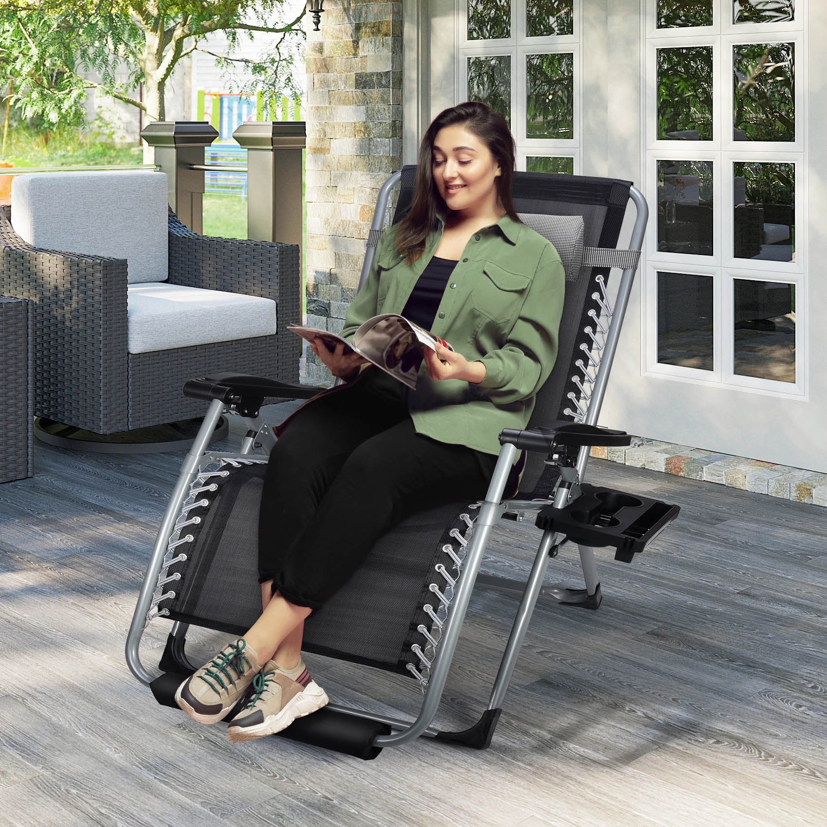 Seeutek Oversized Zero Gravity Chair XXL, 33inch Zero Gravity Recliner