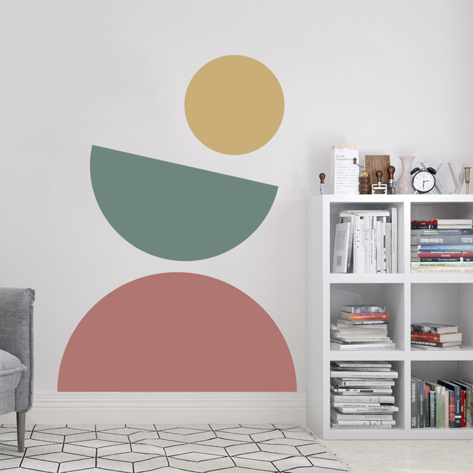 3PCS Boho Arch Wall Decal Peel and Stick Modern Polka Dot Decals Arch ...