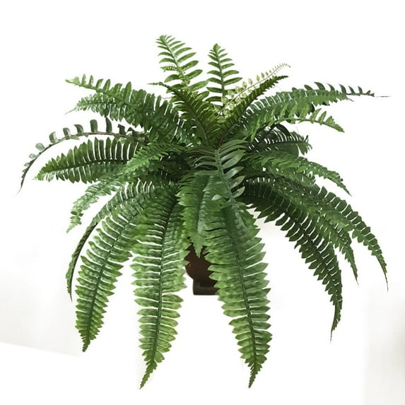Seewan Artificial Decoration Persian Fern Fake Flowers , Outdoor UV Resistant Fake Shrubs Plastic Plants For Decoration Porch Decoration Waterless Gardening