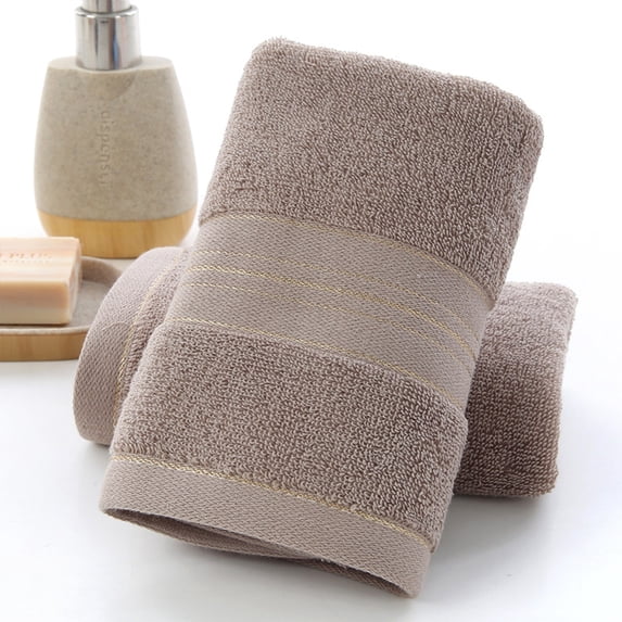 Seewan Household Bath Face Washing Towels , Non-stimulating Environmental Protection Absorbent, Thickened Soft Skin-friendly Towel