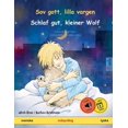 thumbnail image 1 of Sefa BilderbÃ¶cker PÃ¥ TvÃ¥ SprÃ¥k Sov gott, lilla vargen - Schlaf gut, kleiner Wolf (svenska - tyska), (Paperback), 1 of 1