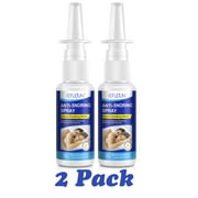 Anti Snoring Nasal Spray - for Better Sleep, Natural Breathing Relief, by Sefudun, 60ml, Pack of 2