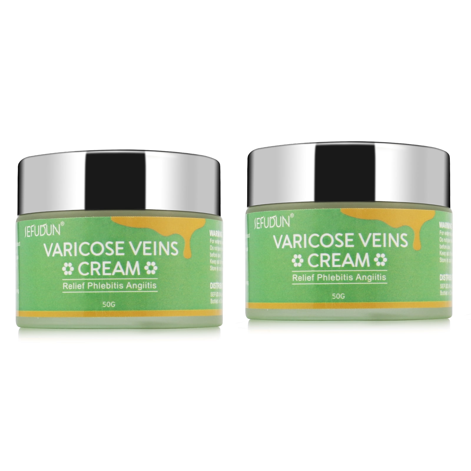 Sefudun Varicose Veins Cream, Varicose Vein & Soothing Leg Cream,2 Pack