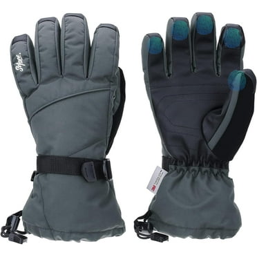 Sefzone Ski Gloves for Men/Women, 3M Thinsulate Waterproof Winter Snow Gloves, Touchscreen Winter Warm Gloves for Skiing Skating Snowboarding Snowmobile