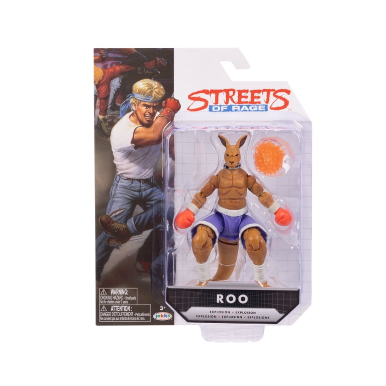 Sega Streets of Rage Roo Action Figure, 4 inch, 22 Points
