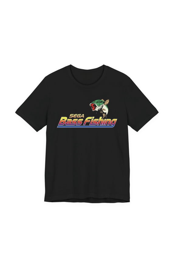 Sega Bass Fishing Dreamcast 2000s Retro Logo Unisex Jersey Short Sleeve Tee