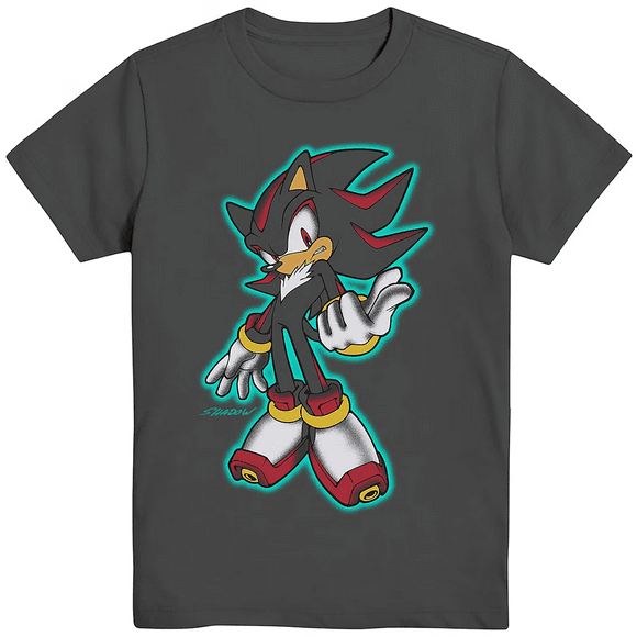 Sega Boys Sonic the Hedgehog Shadow T-Shirt, Sizes 4-20