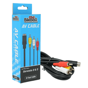 Sega Genesis 2, 3, Nomad, or 32x Standard AV Cable (Bulk Packaging)