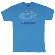 Sega Genesis Mens T-Shirt  - "Old School" Classic Genesis Line Drawing Image (2X-Large)