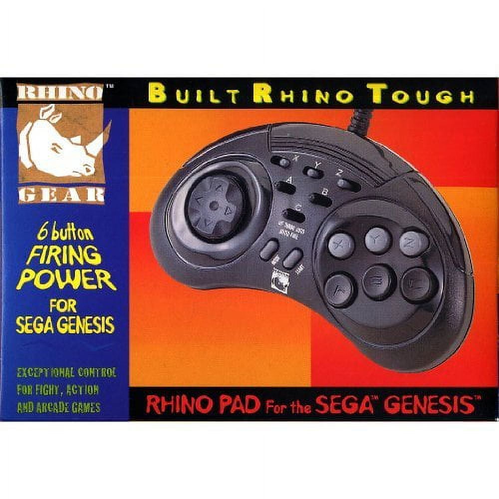 Sega Genesis Rhino 6 Button Turbo Pad Walmart