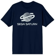 Sega Saturn Retro Logo Men's Navy T-shirt-3XL