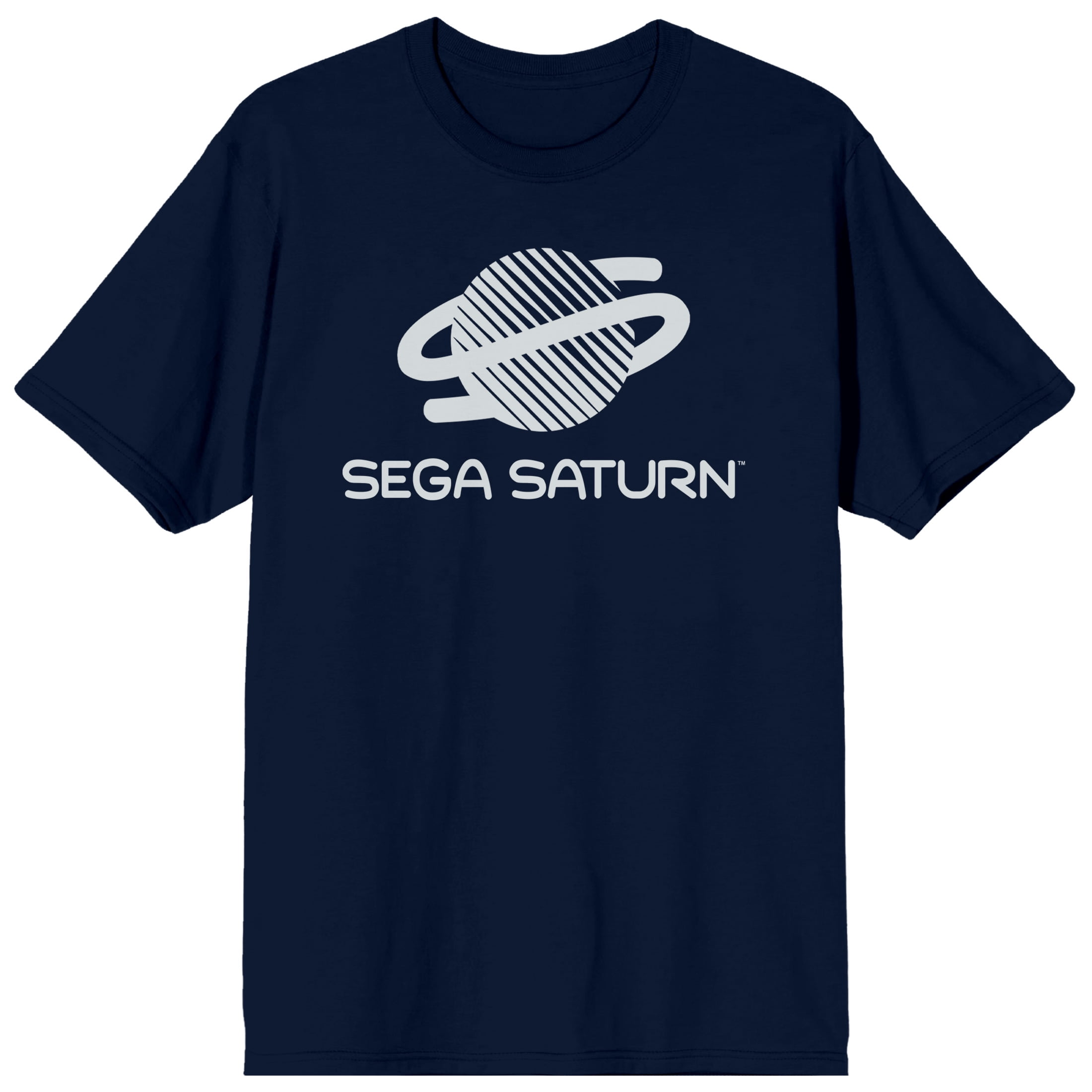 Sega Saturn Retro Logo Men’s Navy T-shirt-Medium - Walmart.com