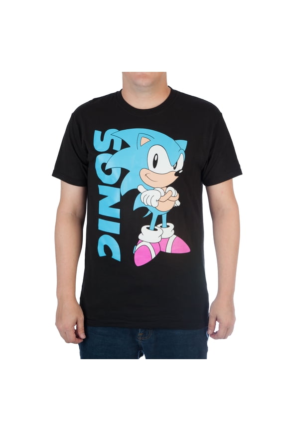 Sega Sonic Black T-Shirt-M