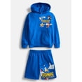 thumbnail image 1 of Sega Sonic The Hedgehog Boys Hoodie and Short Set, 2 Piece, Sizes XS 4/5- XXL 18, 1 of 3