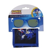 Sega Sonic the Hedgehog Boys Sunglasses and Wallet 2-Piece Set, Blue