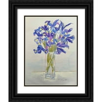 Segal, Alan 15x18 Black Ornate Wood Framed with Double Matting Museum Art Print Titled - Iris