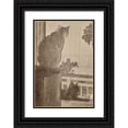 thumbnail image 1 of Segal, Alan 18x24 Black Ornate Wood Framed with Double Matting Museum Art Print Titled - Looking, 1 of 4