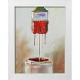 thumbnail image 1 of Segal, Alan 19x24 White Modern Wood Framed Museum Art Print Titled - Red Drips, 1 of 4