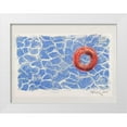 thumbnail image 1 of Segal, Alan 32x25 White Modern Wood Framed Museum Art Print Titled - Red Raft #2, 1 of 4