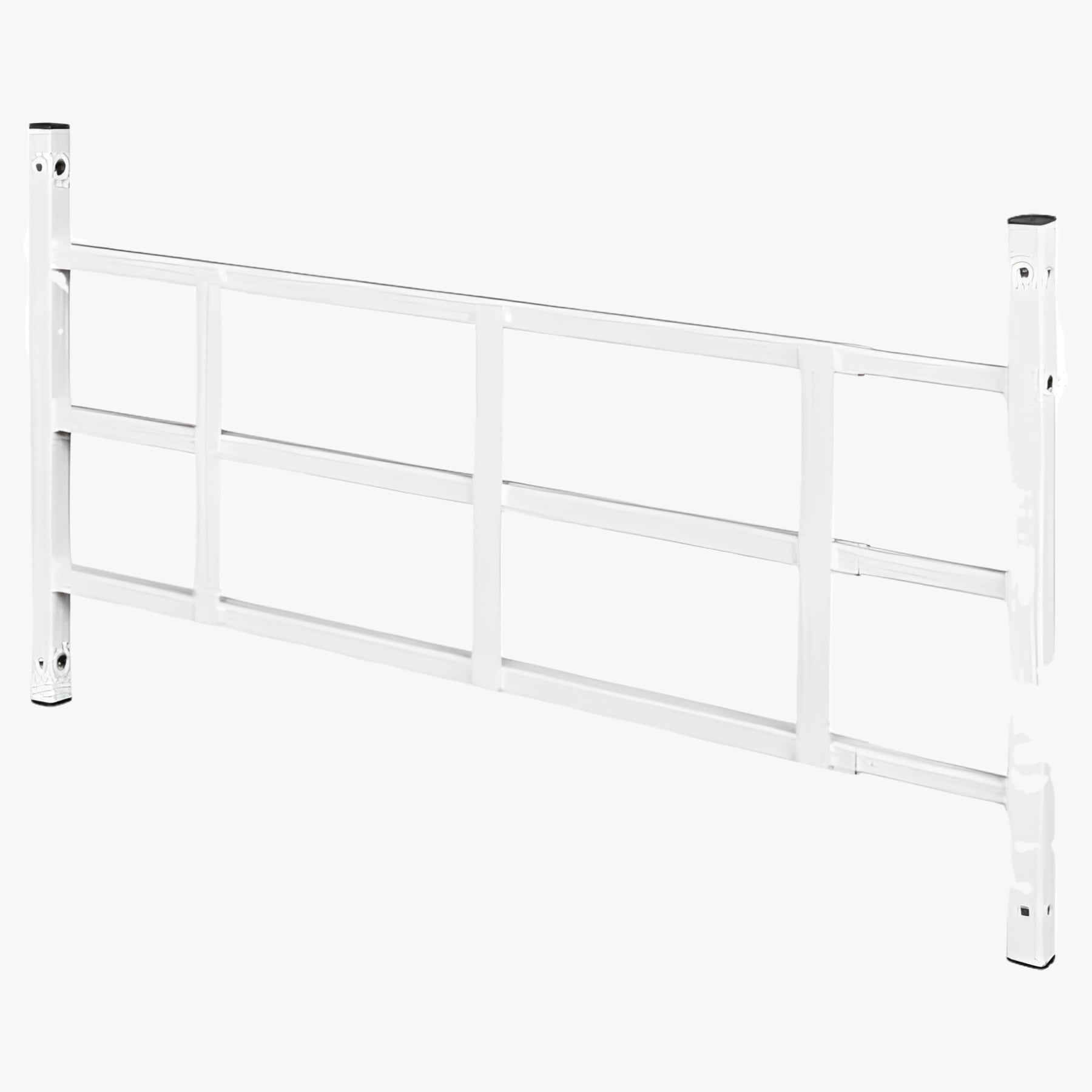 Segal S 4752 Fixed Window Guard, 22-Inch - 38-Inch Wide By 15-Inch High, 3 Bar, White