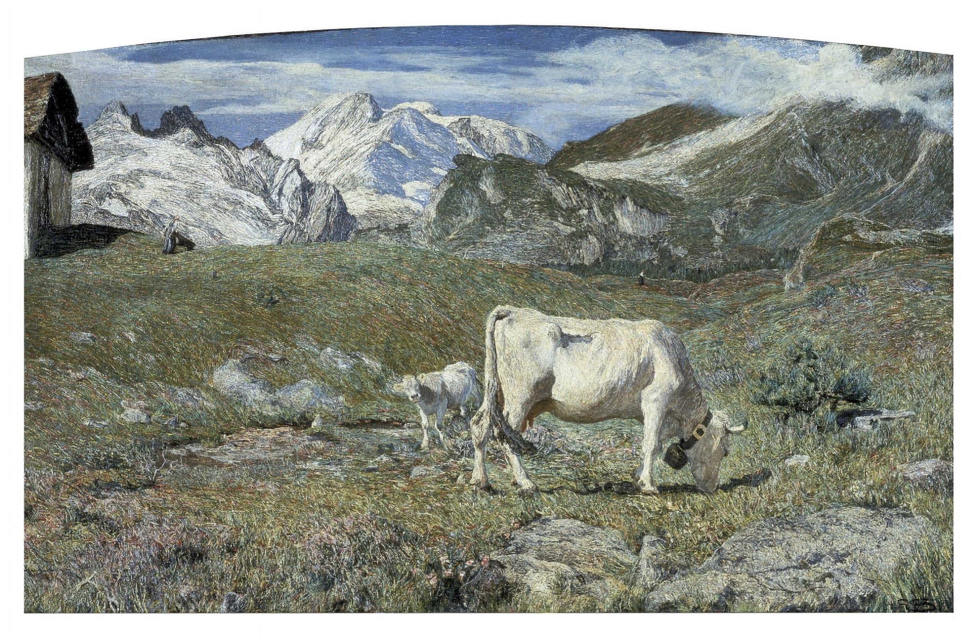 Segantinigiovanni Battista (1858-1899) Canvas Art - (36 x 24)