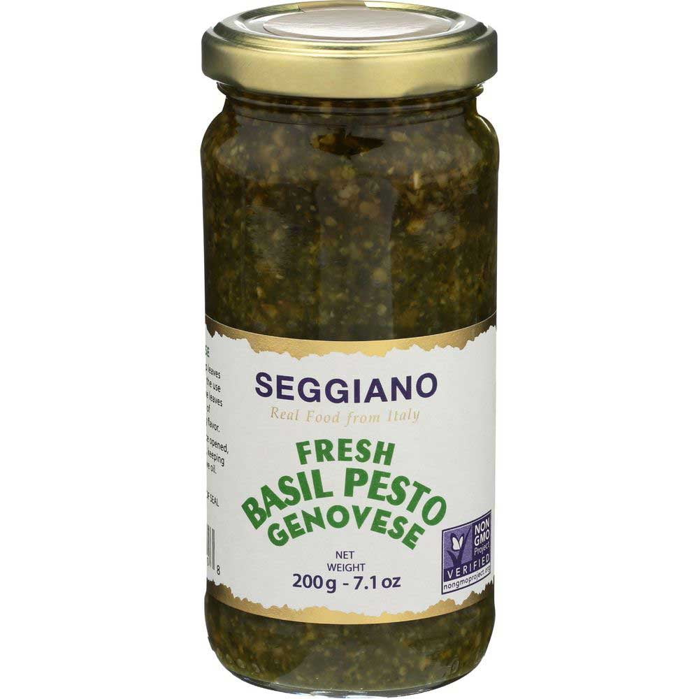 Seggiano Raw Fresh Basil Pesto Genovese 7 Ounce 6 per case