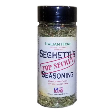 Seghetti's Top Secret Seasoning Italian Herb Mixed Spice Italian Seasoning 8oz