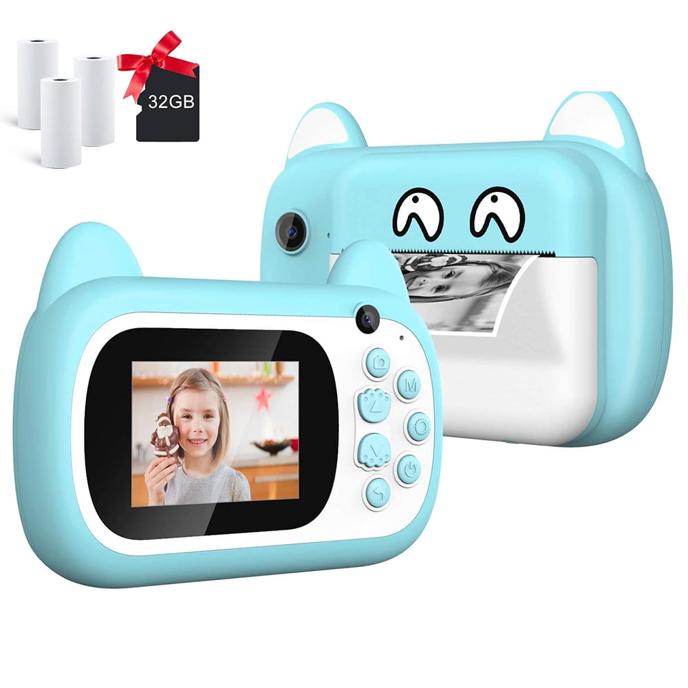 Segmart 1080P Instant Print Kid Selfie Mini Toy Camera