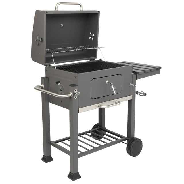 Segmart 22" Portable Charcoal Grill with Convenient Storage