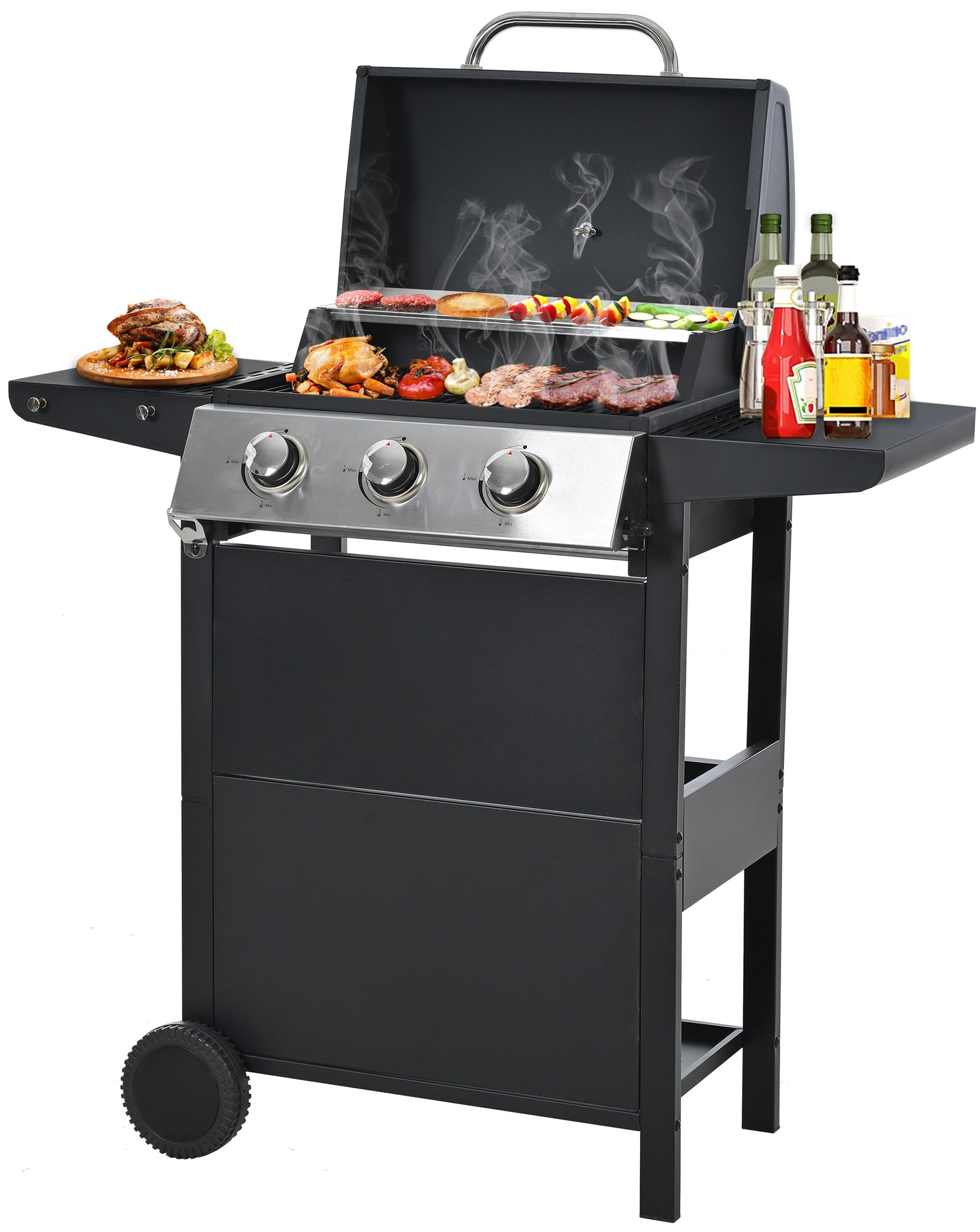 バーベキュー・調理用品 Black LabelFlatBurnerFullBlackverGS-450R Autograph Edition 36
