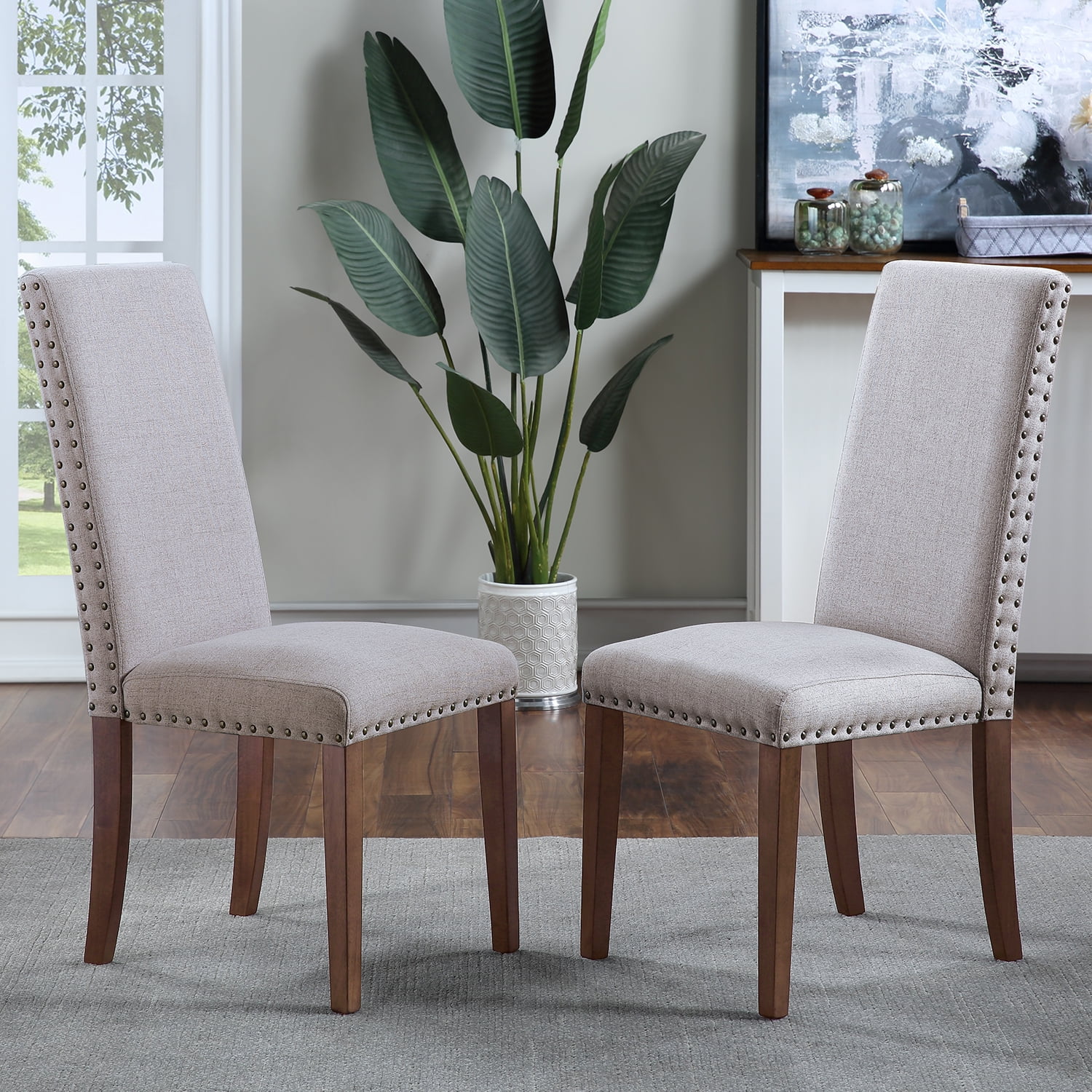 ⅱ. dining chair set edx Dining Chairs Set of 2, Mid Century Modern Kitchen
