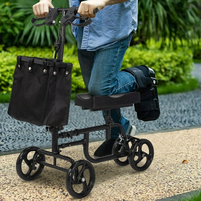 Segmart Knee Scooter for Broken Foot for Adults, Foldable Knee Walker