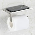 thumbnail image 1 of Lzvxtym Matte Wall-Mounted Toilet Paper Holder for Bathroom, 1 of 8