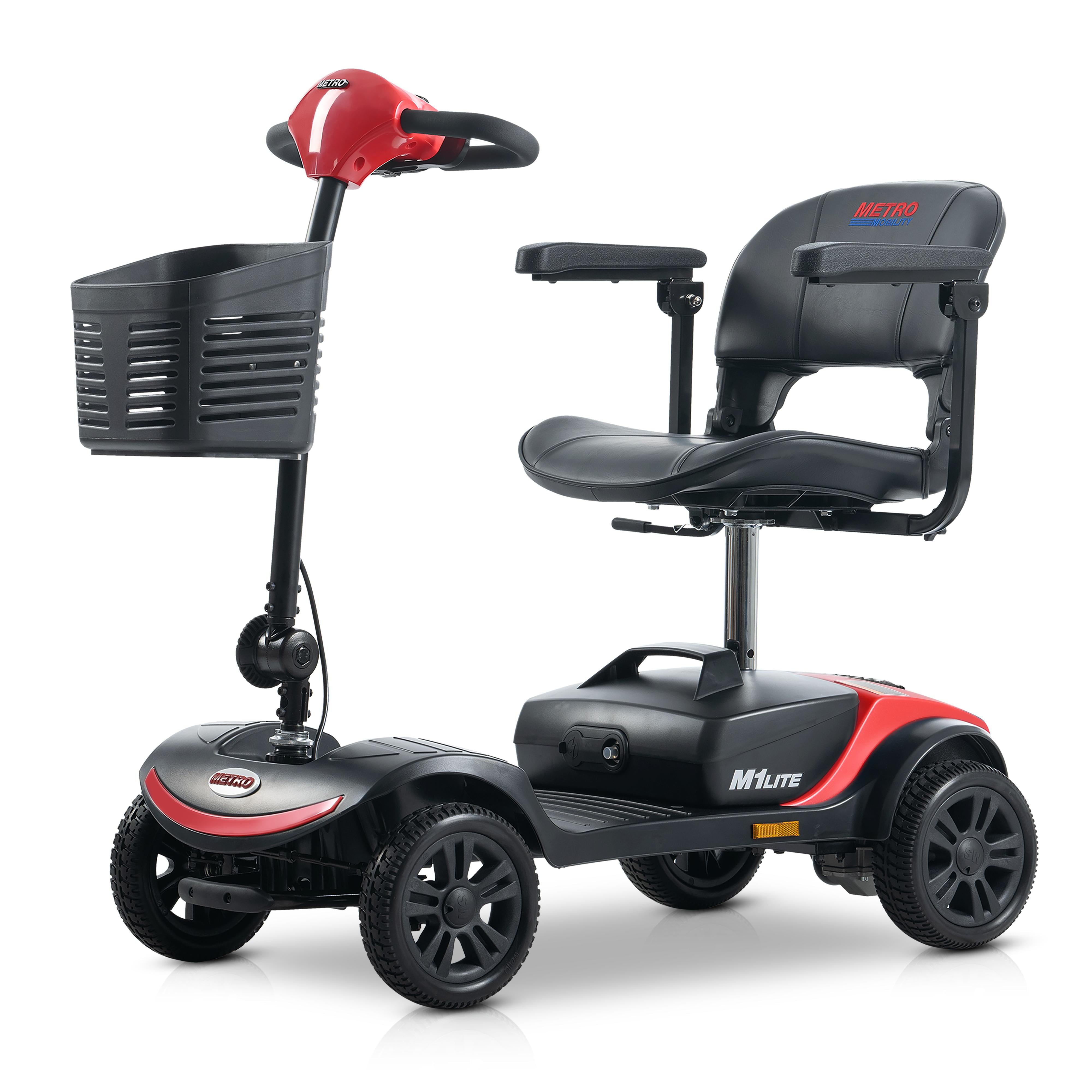 klud Orient mammal Segmart Mobility Scooter for Seniors, 4 Wheel Compact Travel Electric  Scooter with Battery & Basket, 265lbs, Red (Basic) - Walmart.com
