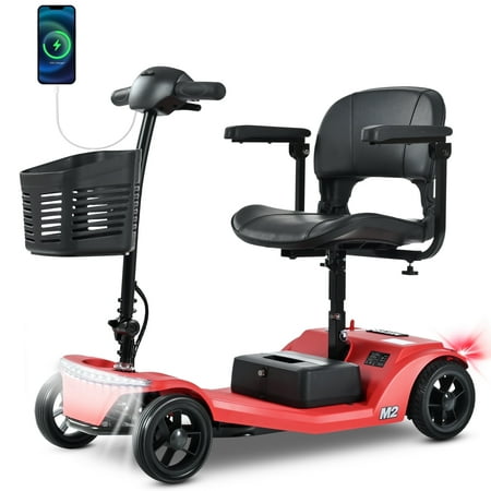 Segmart 4-Wheel Mobility Scooter – Heavy-Duty & Travel-Friendly