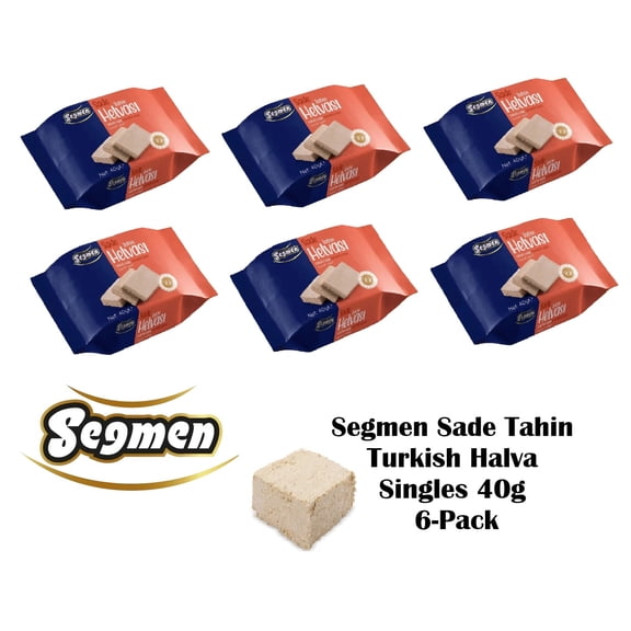 Segmen Sade Tahin Helvasi Turkish Halva 40g 6-pack