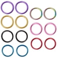 thumbnail image 1 of Segment Ring Hoop 16g 3/8"(10mm) Seamless Anodized  2pc, 1 of 2