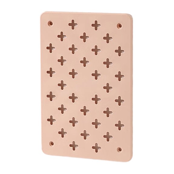 Segmented Grids Wall Panel For Home Office Storage Customizable Plastic Organizers With Hook And Shelves