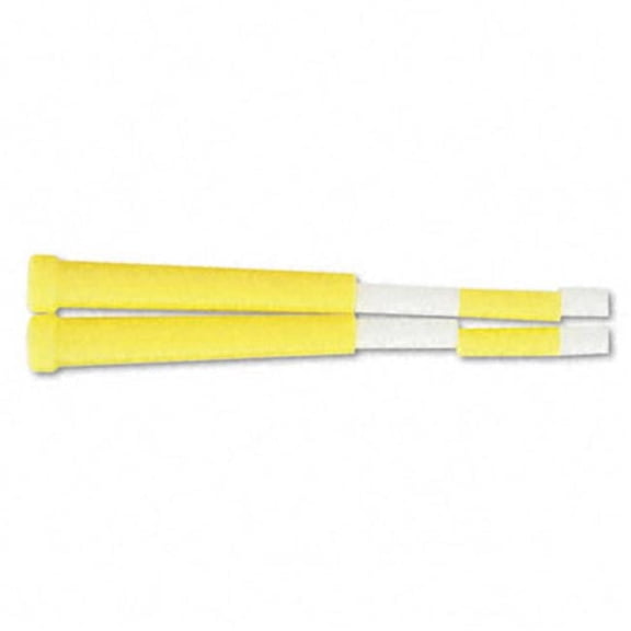 Segmented Plastic Jump Rope  8-ft.  Yellow/White