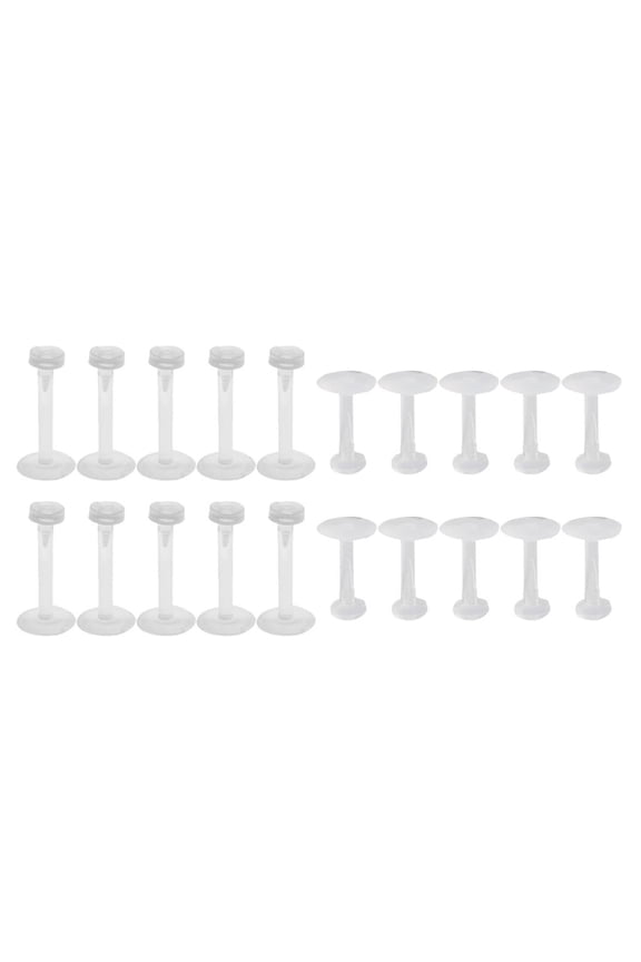 20 Pieces /Lot Acrylic Nose Pin Men Women Piercing 16G