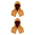 thumbnail image 1 of Segolike 2Pcs Cooling Hooded Towels Head Bandana Breathable for Camping Workout Multifunctional Soft Absorbent Accessory Sun Protection Orange, 1 of 8