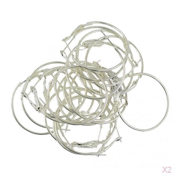 Segolike 2x 20Pcs Earring Hooks Ear Wires French Hooks Earring Findings for DIY Jewelry Making -, As Described