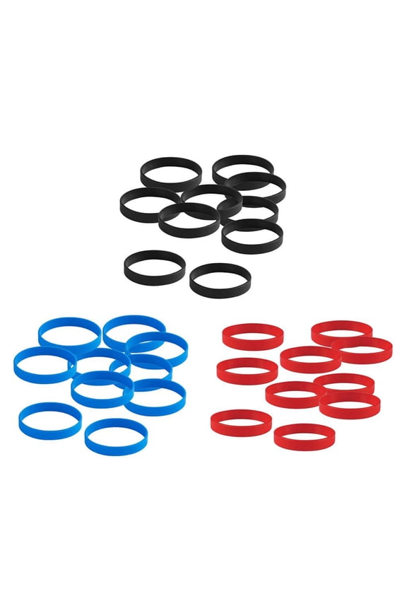 30 Pieces/Pack Blank Silicone Fashion Rubber Bracelets