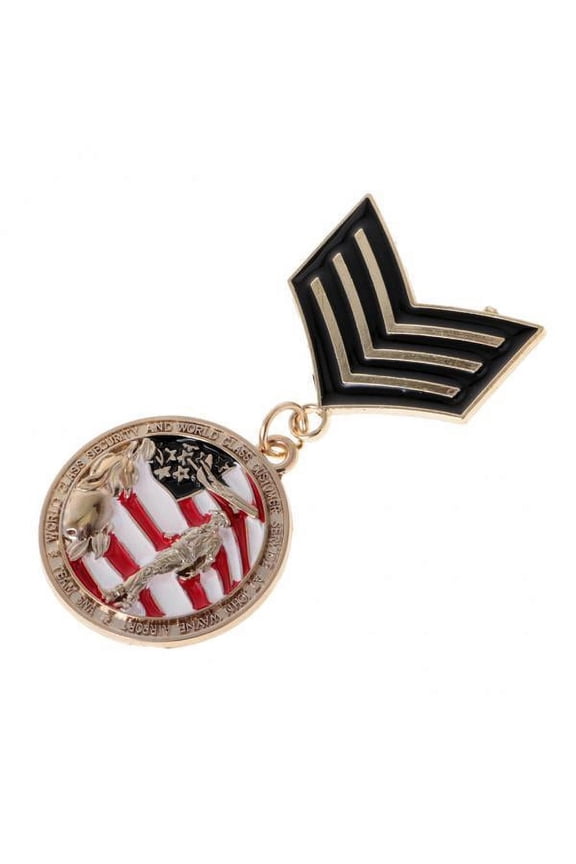3xRetro Mens American Navy Uniform Star Medal Brooches Brooch Pin