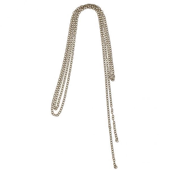 Segolike 4xAntique- Bronze Plated Brass Link Chains 2ft