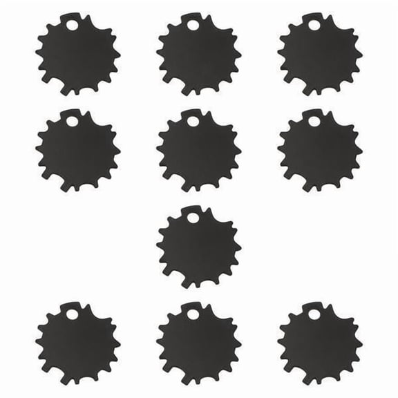 Segolike 6x10 Pieces Shear and Scissors Adjustment Tool Easy to Use Universal Screw Key Black 6 Pcs